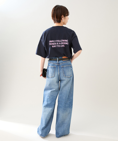 TICCA（ティッカ）の「TICCA ティッカ x Vermeil par IENA別注Tシャツ（Tシャツ/カットソー・レディース・ネイビー/ライトグレー/レッド/グリーン・FREE）」の18枚目の写真