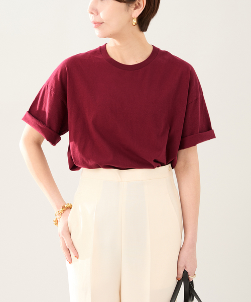 TICCA（ティッカ）の「TICCA ティッカ x Vermeil par IENA別注Tシャツ（Tシャツ/カットソー・レディース・ネイビー/ライトグレー/レッド/グリーン・FREE）」の19枚目の写真