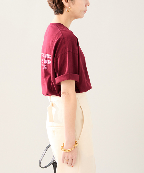 TICCA（ティッカ）の「TICCA ティッカ x Vermeil par IENA別注Tシャツ（Tシャツ/カットソー・レディース・ネイビー/ライトグレー/レッド/グリーン・FREE）」の20枚目の写真