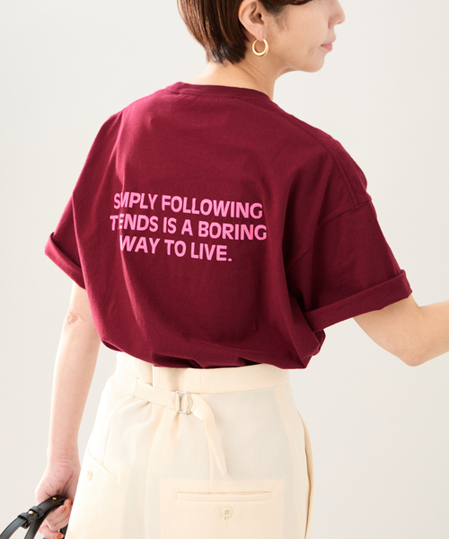 TICCA（ティッカ）の「TICCA ティッカ x Vermeil par IENA別注Tシャツ（Tシャツ/カットソー・レディース・ネイビー/ライトグレー/レッド/グリーン・FREE）」の21枚目の写真