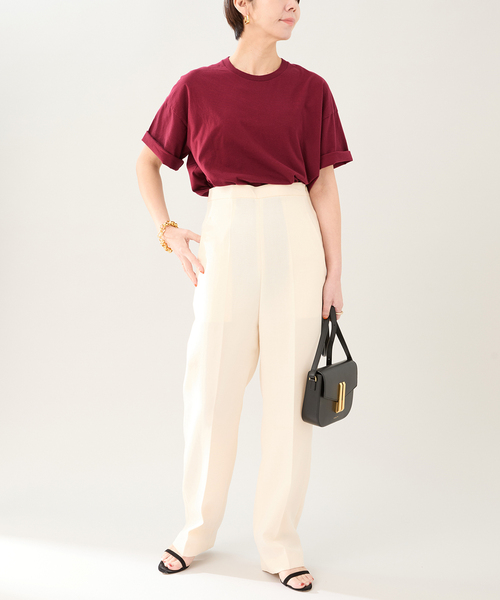 TICCA（ティッカ）の「TICCA ティッカ x Vermeil par IENA別注Tシャツ（Tシャツ/カットソー・レディース・ネイビー/ライトグレー/レッド/グリーン・FREE）」の22枚目の写真