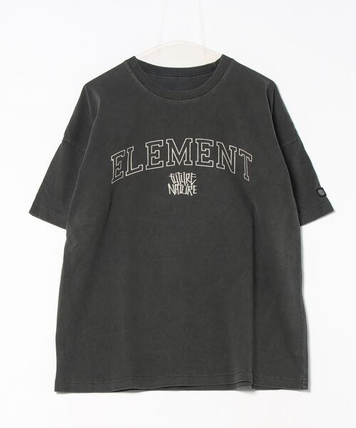 ELEMENT（エレメント）の「ELEMENT メンズ FLOWER SS Tシャツ 【2025年春夏モデル】/エレメントフラワーデザインバックプリント半袖Tシャツ（Tシャツ/カットソー・メンズ・スミクロ/ブラック/ホワイト・X-LARGE/LARGE/MEDIUM）」の3枚目の写真