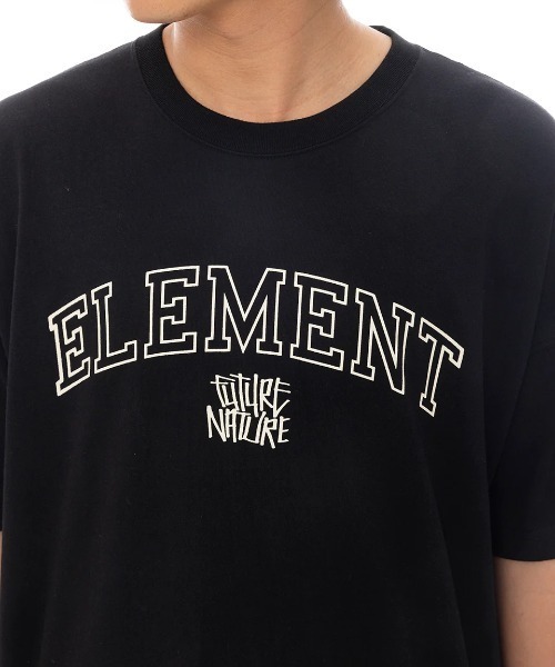 ELEMENT（エレメント）の「ELEMENT メンズ FLOWER SS Tシャツ 【2025年春夏モデル】/エレメントフラワーデザインバックプリント半袖Tシャツ（Tシャツ/カットソー・メンズ・スミクロ/ブラック/ホワイト・X-LARGE/LARGE/MEDIUM）」の11枚目の写真