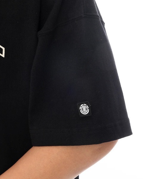 ELEMENT（エレメント）の「ELEMENT メンズ FLOWER SS Tシャツ 【2025年春夏モデル】/エレメントフラワーデザインバックプリント半袖Tシャツ（Tシャツ/カットソー・メンズ・スミクロ/ブラック/ホワイト・X-LARGE/LARGE/MEDIUM）」の13枚目の写真