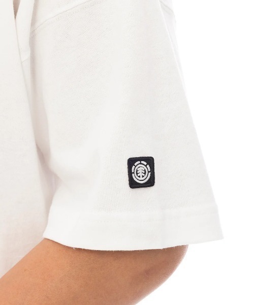 ELEMENT（エレメント）の「ELEMENT メンズ FLOWER SS Tシャツ 【2025年春夏モデル】/エレメントフラワーデザインバックプリント半袖Tシャツ（Tシャツ/カットソー・メンズ・スミクロ/ブラック/ホワイト・X-LARGE/LARGE/MEDIUM）」の7枚目の写真