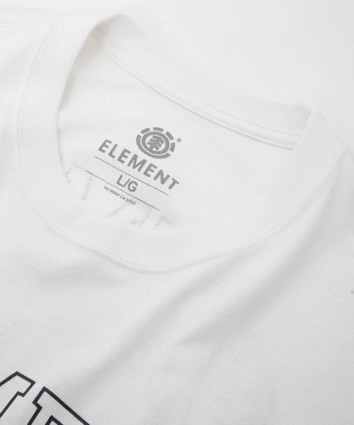 ELEMENT（エレメント）の「ELEMENT メンズ FLOWER SS Tシャツ 【2025年春夏モデル】/エレメントフラワーデザインバックプリント半袖Tシャツ（Tシャツ/カットソー・メンズ・スミクロ/ブラック/ホワイト・X-LARGE/LARGE/MEDIUM）」の8枚目の写真