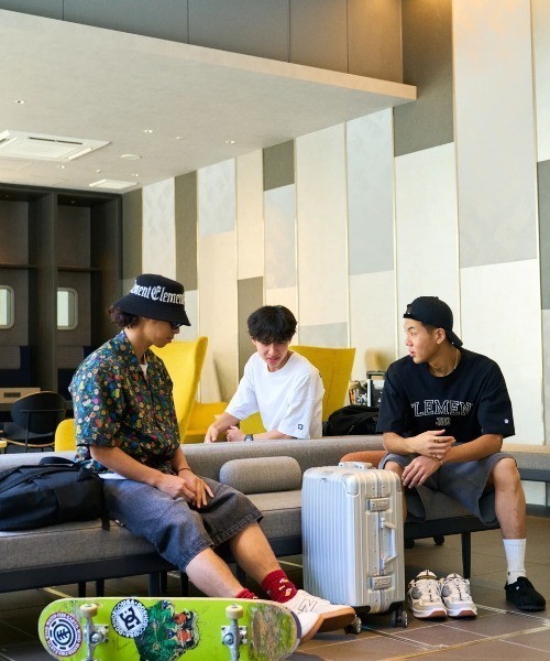 ELEMENT（エレメント）の「ELEMENT メンズ FLOWER SS Tシャツ 【2025年春夏モデル】/エレメントフラワーデザインバックプリント半袖Tシャツ（Tシャツ/カットソー・メンズ・スミクロ/ブラック/ホワイト・X-LARGE/LARGE/MEDIUM）」の15枚目の写真