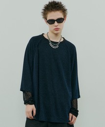 AFF AIVER | AFF AIVER　ラメフライスラグランハーフスリーブTEE(Tシャツ/カットソー)