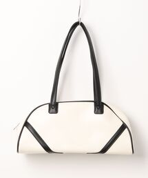 SPINNS | 合皮ボストンバッグ/ツートーン(ボストンバッグ)