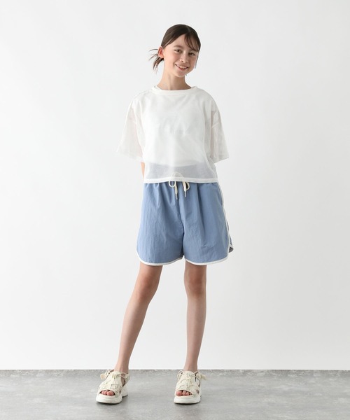 GLOBAL WORK(グローバルワーク)の「FILAコラボ/メッシュセット/309348(Tシャツ/カットソー・キッズ・ブラック×ブラック/ブルー/ミント/ホワイト・130cm/140cm/150cm/160cm)」の16枚目の写真