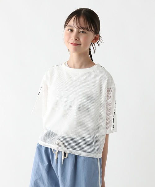 GLOBAL WORK(グローバルワーク)の「FILAコラボ/メッシュセット/309348(Tシャツ/カットソー・キッズ・ブラック×ブラック/ブルー/ミント/ホワイト・130cm/140cm/150cm/160cm)」の22枚目の写真