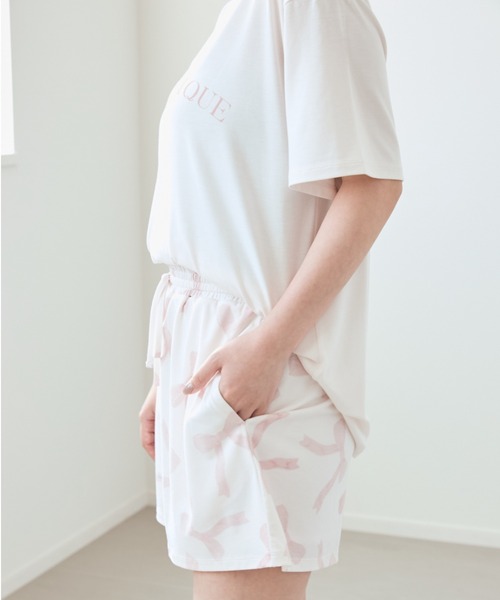 セール】【接触冷感】モチーフ4柄ワンポイントTシャツ&ショート