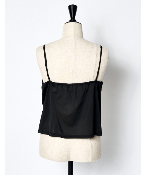 RUMCHE(ラムシェ)の「Dot Embroidery Sheer Tops / ドットエンブロイダリーシアーシャツ(その他トップス・レディース・ブラック/ライトグレー・FREE)」の20枚目の写真
