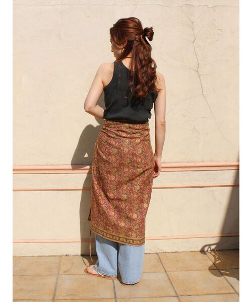 Ungrid（アングリッド）の「サラサ柄ラップスカート（スカート・レディース・その他1・FREE）」の5枚目の写真