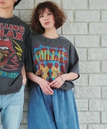【CHILLAX】”FROM THE MANY HEARTS OF THE CHILLAX”プリントドルマンTシャツ プリントT ドルマンT
