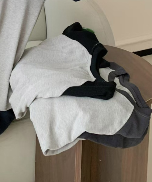 aimoha（アイモハ）の「ラグランスリーブ長袖Tシャツ（Tシャツ/カットソー・レディース・ネイビー/ブラック/グレー・FREE）」の5枚目の写真