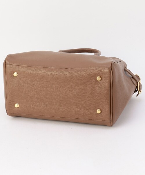 YOUNG&OLSEN 別注SMOOTH LEATHER ブラウン ヤングアンドオルセン エンボスド レザー トート S – YOUNG