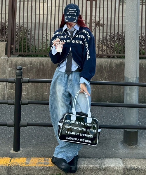 Chikashitsu +（チカシツプラス）の「【Chikashitsu +】cotton cropped shirt / 【チカシツプラス】コットンクロップド長袖シャツ（シャツ/ブラウス・メンズ・ライトブルー/ホワイト・ONE SIZE）」の13枚目の写真