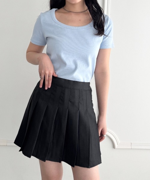 EMODA インパン付きプリーツスカート セール】インパン付きプリーツミニスカート（スカート）｜wears
