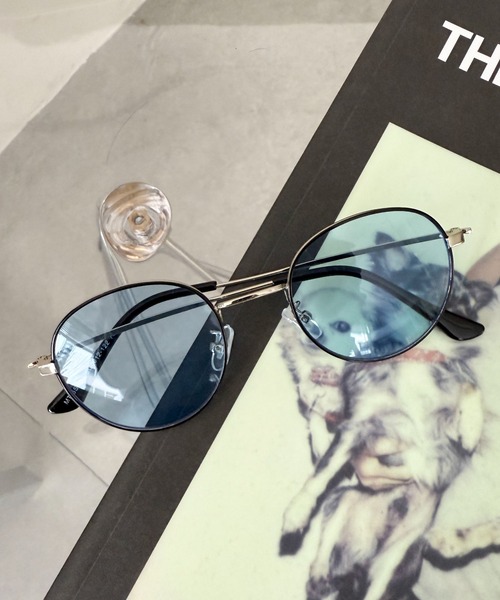 WEGO（ウィゴー）の「WEGO/メタルフレームカラーレンズアイウェア（サングラス・レディース・その他1/その他2/その他3/その他5/その他4・FREE）」の3枚目の写真