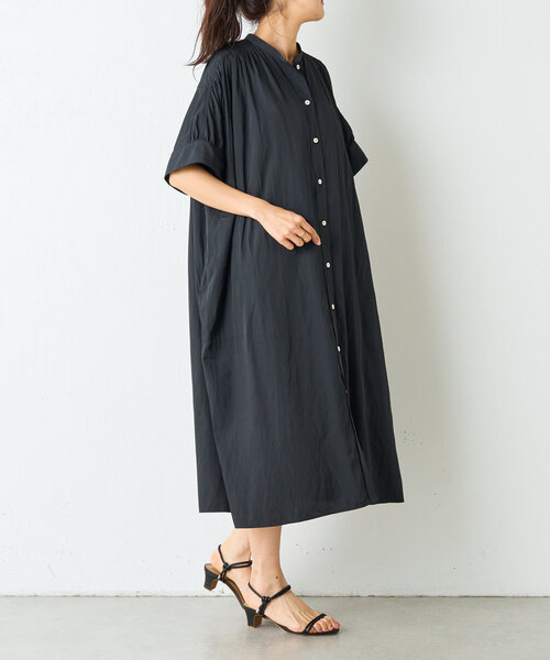 BEARDSLEY（ビアズリー）の「ギャザー割繊ワンピ（ワンピース・レディース・ベージュ/ブラック・FREE）」の16枚目の写真