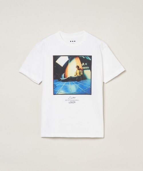 three dots(スリードッツ)の「【unisex】グラフィックTシャツ(Tシャツ/カットソー・レディース・ホワイト系その他/ホワイト系その他2/ホワイト系その他3・SMALL/MEDIUM/LARGE/X-SMALL)」の1枚目の写真