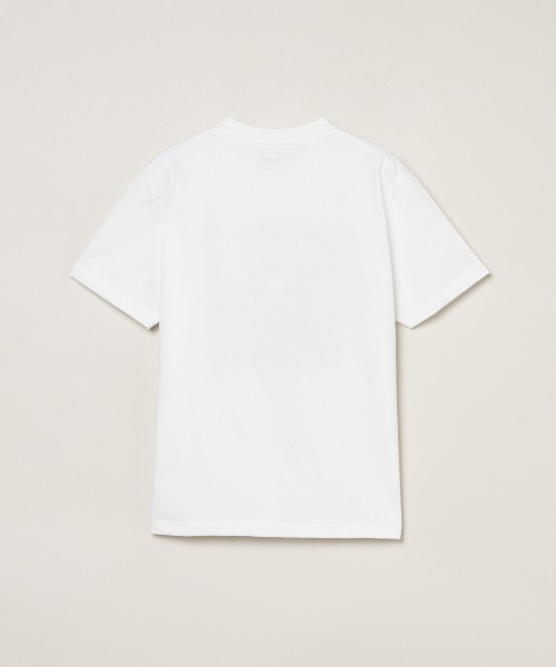 three dots(スリードッツ)の「【unisex】グラフィックTシャツ(Tシャツ/カットソー・レディース・ホワイト系その他/ホワイト系その他2/ホワイト系その他3・SMALL/MEDIUM/LARGE/X-SMALL)」の4枚目の写真