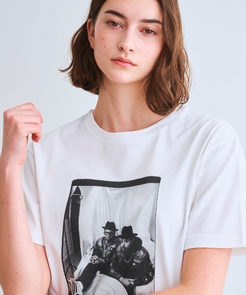 three dots(スリードッツ)の「【unisex】グラフィックTシャツ(Tシャツ/カットソー・レディース・ホワイト系その他/ホワイト系その他2/ホワイト系その他3・SMALL/MEDIUM/LARGE/X-SMALL)」の13枚目の写真