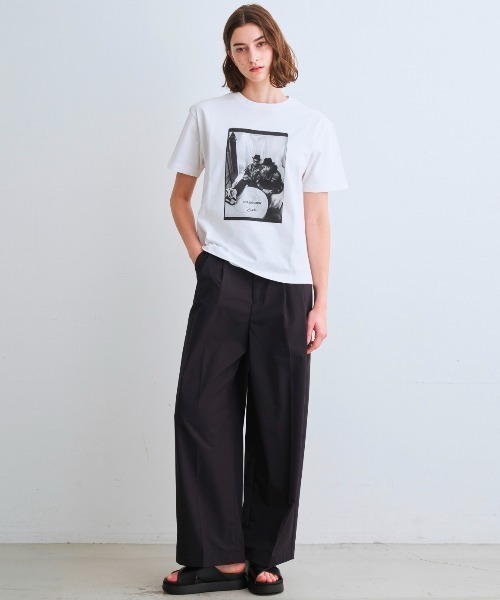 three dots(スリードッツ)の「【unisex】グラフィックTシャツ(Tシャツ/カットソー・レディース・ホワイト系その他/ホワイト系その他2/ホワイト系その他3・SMALL/MEDIUM/LARGE/X-SMALL)」の14枚目の写真