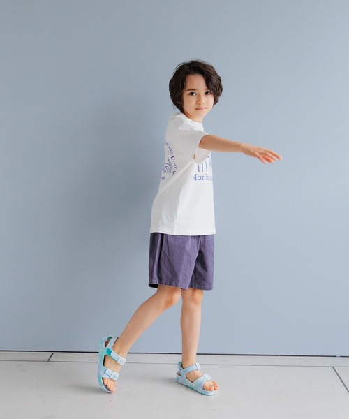 Manhattan Portage(マンハッタンポーテージ)の「【Manhattan Portage(マンハッタンポーテージ)】別注スカイラインロゴT(KIDS)(Tシャツ/カットソー・キッズ・オフホワイト/ブラック/オレンジ・110cm/130cm/150cm)」の9枚目の写真