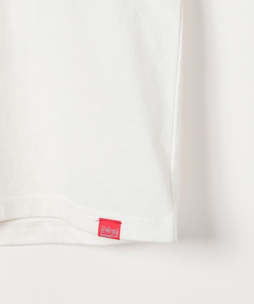 Manhattan Portage(マンハッタンポーテージ)の「【Manhattan Portage(マンハッタンポーテージ)】別注スカイラインロゴT(KIDS)(Tシャツ/カットソー・キッズ・オフホワイト/ブラック/オレンジ・110cm/130cm/150cm)」の21枚目の写真