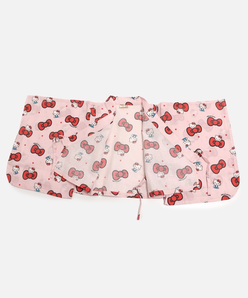 【本日売れなければ削除】キティちゃん浴衣2種　帯セットご検討ありがとうざいました セール】〈サンリオ〉ハローキティ/2way セパレート浴衣 兵児帯