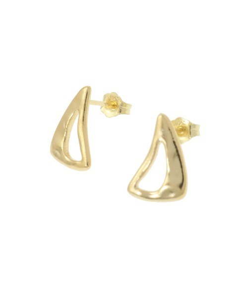 【ホワカマ様】A&G Stud Pyramid Pierce 両耳 Silver Pyramid Studs