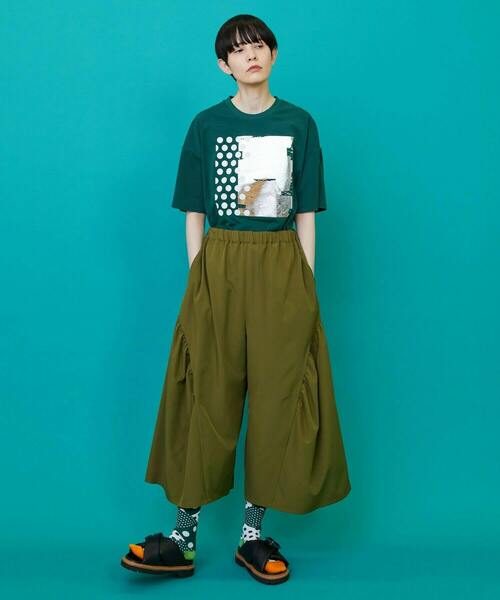 FRAPBOIS（フラボア）の「サイドシームレス パンツ（その他パンツ・レディース・カーキ/ネイビー・0/1）」の7枚目の写真