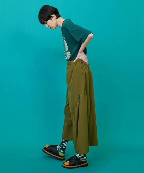 FRAPBOIS（フラボア）の「サイドシームレス パンツ（その他パンツ・レディース・カーキ/ネイビー・0/1）」の8枚目の写真