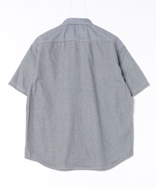 CORISCO(コリスコ)の「ヒッコリーワンポイント刺繍半袖シャツ(M1)(シャツ/ブラウス・メンズ・その他2/その他1・X-LARGE/LARGE/MEDIUM)」の3枚目の写真