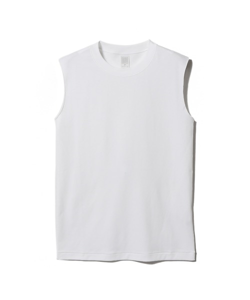 GOOD PEOPLE GOOD STITCHING GOOD PRODUCT(グッドピープルグッドスティッチンググッドプロダクト)の「GOOD PEOPLE GOOD STITCHING GOOD PRODUCT for ESTNATION / スムース ノースリーブ(Tシャツ/カットソー・レディース・ブラック系その他/ブラック/ホワイト・FREE)」の2枚目の写真