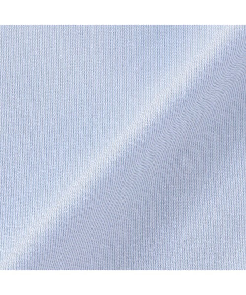 TOKYO SHIRTS（トウキョウシャツ）の「形態安定ノーアイロン レギュラー 5分袖ビジネスワイシャツ（ビジネスシャツ・レディース・サックスブルー・S/M/L/LL/XL）」の2枚目の写真