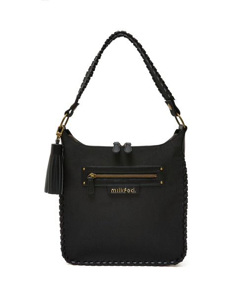 MILKFED.（ミルクフェド）の「WHIPSTITCH BAG（ショルダーバッグ・レディース・ブラウン/グレー/ブラック・ONE SIZE）」の4枚目の写真