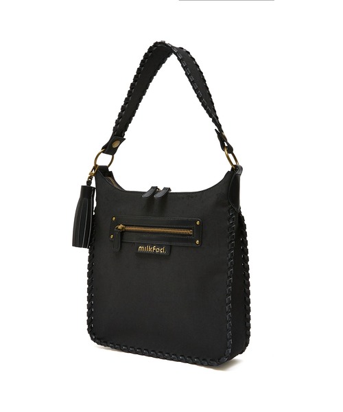 MILKFED.（ミルクフェド）の「WHIPSTITCH BAG（ショルダーバッグ・レディース・ブラウン/グレー/ブラック・ONE SIZE）」の7枚目の写真