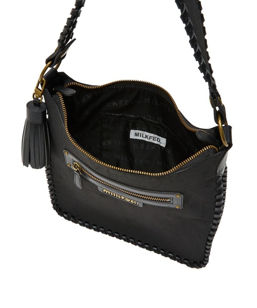 MILKFED.（ミルクフェド）の「WHIPSTITCH BAG（ショルダーバッグ・レディース・ブラウン/グレー/ブラック・ONE SIZE）」の12枚目の写真