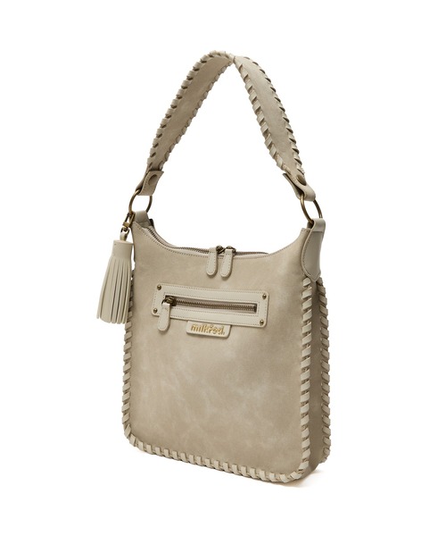 MILKFED.（ミルクフェド）の「WHIPSTITCH BAG（ショルダーバッグ・レディース・ブラウン/グレー/ブラック・ONE SIZE）」の15枚目の写真