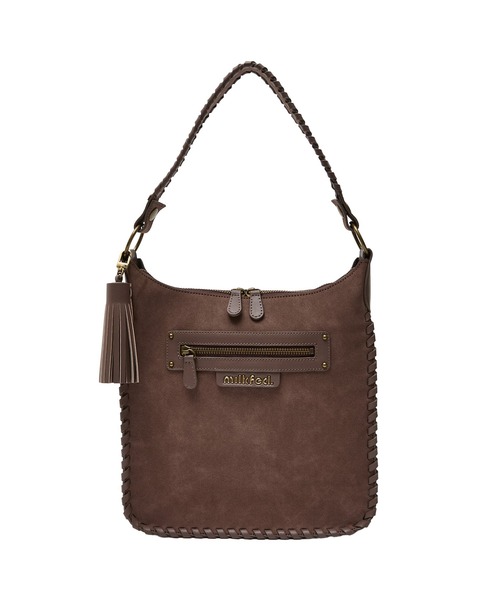 MILKFED.（ミルクフェド）の「WHIPSTITCH BAG（ショルダーバッグ・レディース・ブラウン/グレー/ブラック・ONE SIZE）」の16枚目の写真