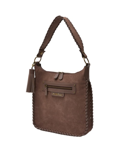 MILKFED.（ミルクフェド）の「WHIPSTITCH BAG（ショルダーバッグ・レディース・ブラウン/グレー/ブラック・ONE SIZE）」の17枚目の写真