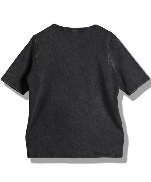 NO ID.(ノーアイディ)の「mt9799-フライスヘンリーV-N-T VネックTシャツ(Tシャツ/カットソー・メンズ・ブラック/グレー/ホワイト・2/1)」の10枚目の写真