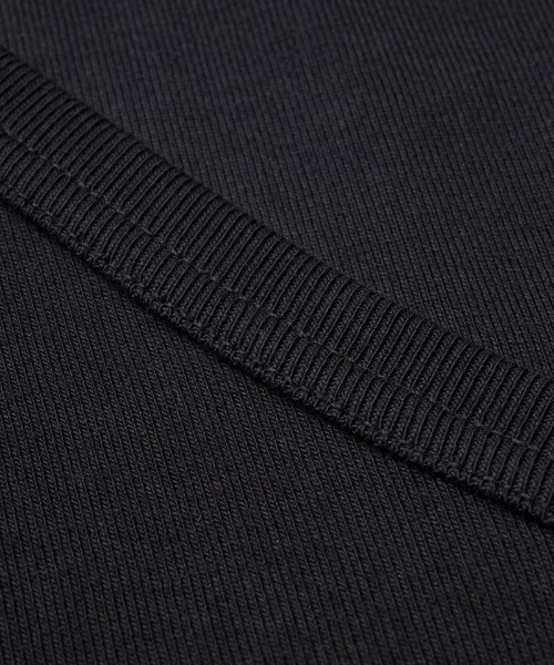 NO ID.(ノーアイディ)の「mt9799-フライスヘンリーV-N-T VネックTシャツ(Tシャツ/カットソー・メンズ・ブラック/グレー/ホワイト・2/1)」の4枚目の写真