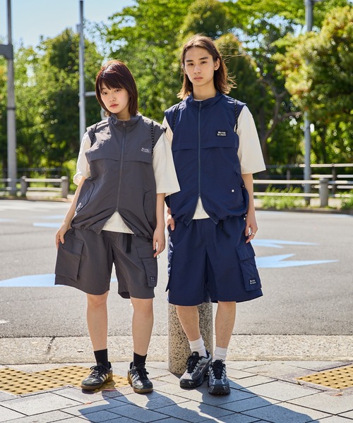 kutir（クティール）の「NYLON CARGO SHORTS／ナイロンカーゴショートパンツ（カーゴパンツ・メンズ・チャコールグレー/ライトグレー/グレイッシュベージュ/ブラック/ネイビー・SMALL/MEDIUM/LARGE）」の12枚目の写真