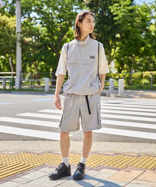 kutir（クティール）の「NYLON CARGO SHORTS／ナイロンカーゴショートパンツ（カーゴパンツ・メンズ・チャコールグレー/ライトグレー/グレイッシュベージュ/ブラック/ネイビー・SMALL/MEDIUM/LARGE）」の14枚目の写真