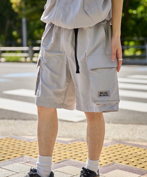 kutir（クティール）の「NYLON CARGO SHORTS／ナイロンカーゴショートパンツ（カーゴパンツ・メンズ・チャコールグレー/ライトグレー/グレイッシュベージュ/ブラック/ネイビー・SMALL/MEDIUM/LARGE）」の21枚目の写真