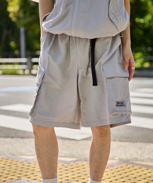 kutir（クティール）の「NYLON CARGO SHORTS／ナイロンカーゴショートパンツ（カーゴパンツ・メンズ・チャコールグレー/ライトグレー/グレイッシュベージュ/ブラック/ネイビー・SMALL/MEDIUM/LARGE）」の20枚目の写真